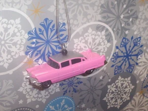 1955 '55 Cadillac Fleetwood Pink Elvis Christmas Ornament Verzierung - Bild 1 von 1