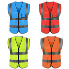 Tops with Zipper Comfortable Safety Protective Vest Cloth
