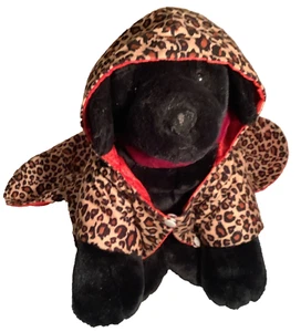 Leopard Print Cotton/Satin Reversible- Red Dog Jacket (dog not included) NOS🐾💓 - Picture 1 of 11