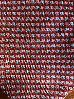 "Corbata de seda ROSA de Londres roja azul rosa floral tulipanes 3,5"" X 61""" Foto 1 de 3