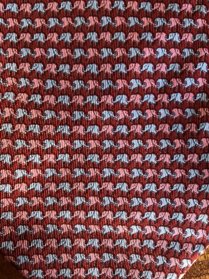 "Corbata de seda ROSA de Londres roja azul rosa floral tulipanes 3,5"" X 61""" Foto 1 de 3