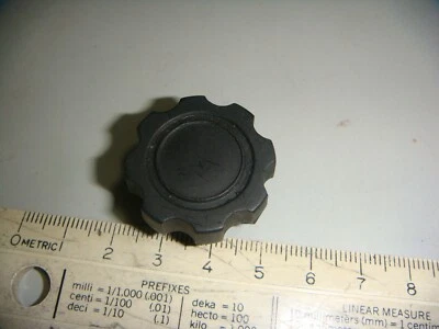 Vintage USA Made 1/4 inch Shaft Radio Bakelite Knob  - Free Shipping - Image 1 of 4