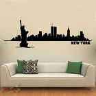 HM© Wall Tattoo New York Skyline up to 150x48cm Size WT-0086 