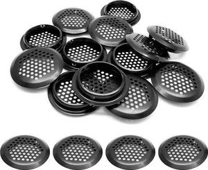 20 Pezzi Prese d'Aria da 2 Pollici (53mm), Ventilazione Circolare Intraffitto in Acciaio Inox, Rete Tonda - Foto 1 di 12