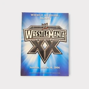 WWE Wrestlemania XX 20 (DVD, 2004, 3-Disc Set) NTSC Undertaker Stone Cold - Picture 1 of 4