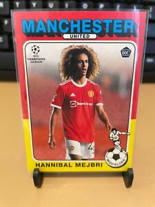 2021-22 Topps UEFA Champions League UCL Hannibal Mejbri Manchester United Rookie