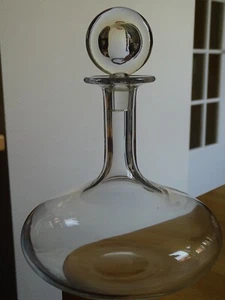 BACCARAT  CRISTAL CARAFE A DECANTER VIN   signée MODELE OENOLOGIE - Imagen 1 de 12