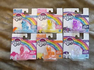 Set Of 6 My Little Pony Mini Figurines Complete Set Rainbow Dash Pinkie Pie - Picture 1 of 1