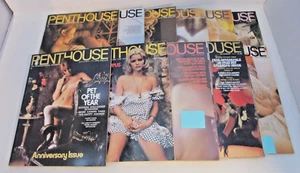 11 Penthouse Magazine Lot US Vol 4 #1-12 September 1972-Aug 1973 Missing June - Picture 1 of 12