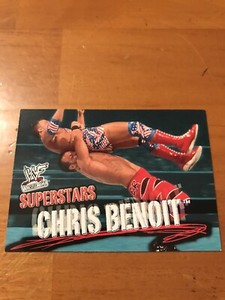 2001 FLEER WWF WRESTLEMANIA WRESTLING SUPERSTARS CHRIS BENOIT #6