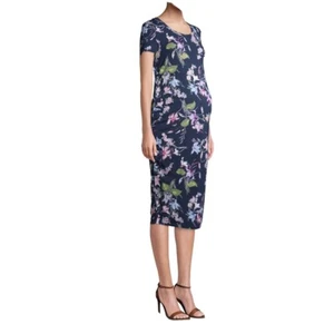 Time and True Maternity Daytime Short Sleeve Midi Dress XL,XXL - Picture 1 of 21