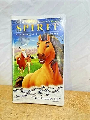 Spirit: Stallion of the Cimarron (VHS, 2002) New Sealed Rare Bar Code Punch G1 - Image 1 of 4