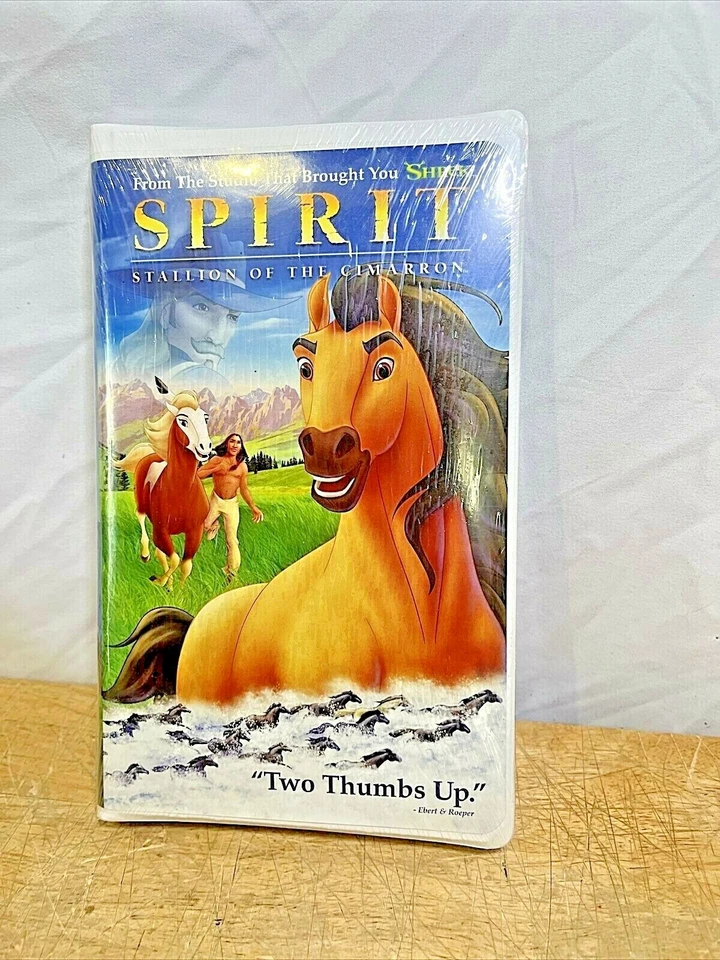 Spirit: Stallion of the Cimarron (VHS, 2002) New Sealed Rare Bar Code Punch G1 - Image 1 of 4