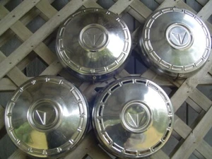  VINTAGE MOPAR  DODGE CHRYSLER PLYMOUTH CHARGER HUBCAPS WHEEL COVERS CENTER CAPS - Picture 1 of 13
