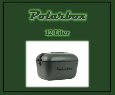 Polarbox Kühlbox Kühltasche Thermobox isoliert Vintage Green Forest - Black 12L