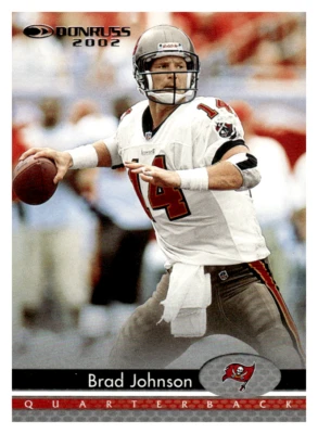 2002 Donruss #183 Brad Johnson BUCCANEERS - Image 1 of 2
