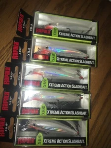RAPALA X-RAP 08=LOT OF 5 GLASS GHOST COLORED FISHING LURES==XR08 - Picture 1 of 1