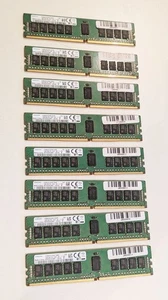 SAMSUNG 16GB 2Rx8 PC4-2400T-RE1 M393A2K43BB1-CRC0Q Server RAM - Zdjęcie 1 z 1