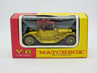 Lesney Matchbox 1968 Models Of Yesteryear IN Scatola 1913 Cadillac Y6-3 Mint F - Immagine 1 di 4