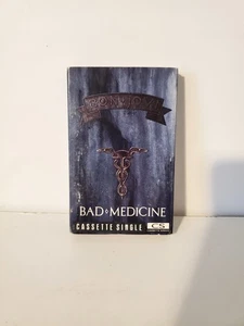 Bon Jovi "Bad Medicine" Cassette Tape single, (1988) - Picture 1 of 3