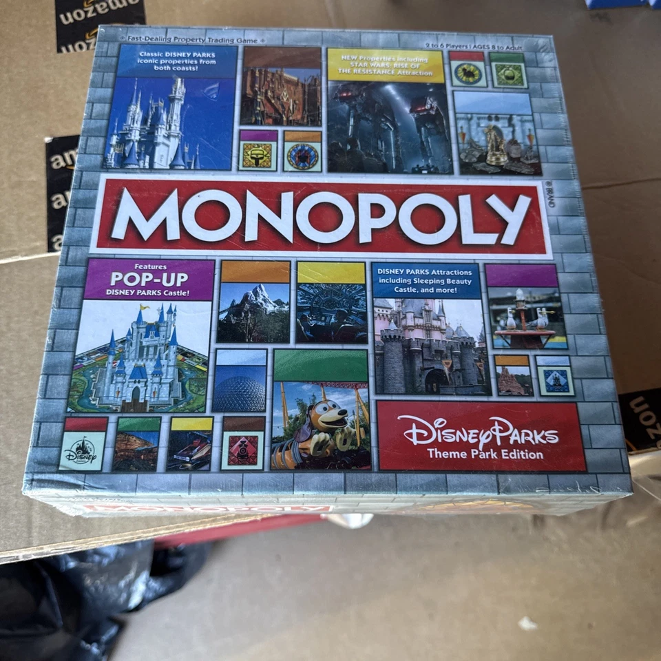 Monopoly Disney Parks Theme Park 2020 Edition Pop-up Castle