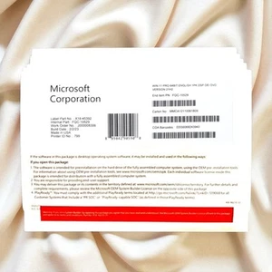 (10-PACK BUNDLE) WINDOWS 11 PRO 64BIT DVD WITH BRAND NEW KEY - Picture 1 of 4