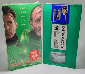 Dark Breed (VHS Tape 1996) Jack Scalia Blockbuster Video - RARE GREEN Cassette - Picture 1 of 8