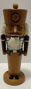 VTG Made In Germany East Soldier Wooden Nutcracker Christmas 11.5” Erzgebirge - Picture 1 of 14