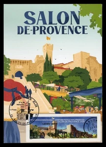FRANCE 2025 Carte Maximum Card ATM LISA - MARCOPHILEX Salon-de-Provence Empéri - Foto 1 di 2