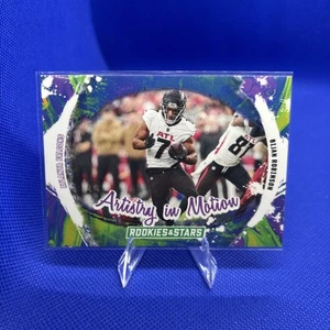 2024 Panini Rookies & Stars Artistry In Motion Bijan Robinson #AIM-BRN Falcons - Picture 1 of 3