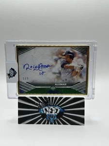 2021 Topps Certified Roberto Alomar Gold Framed Auto THOFV-RA /5 - Picture 1 of 2