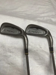COBRA Gravity Back 3 And 4 Irons Steel Regular Flex Tacki-Mac Wrap Style Grips - Picture 1 of 7