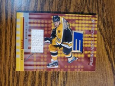 2001-02 ITG Joe Thornton Game Used Stick And Jersey Dual BAP Signature Series 03