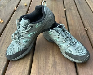 Merrell - Big Kids Youth Size 7M - Moab 2 Low Hiking Shoes -  Gray Teal MK162261 - Picture 1 of 9