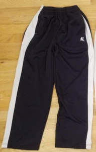 Pair of AND1 Boys Athletic Pants Fleece Lined Pull On Navy Blue M 8 10 Pockets - Picture 1 of 6
