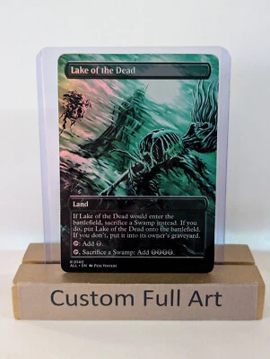 Lake of the Dead Foil Custom sticker on bulk MTG Commander - Image 1 of 2