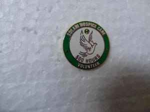 Volunteer Hospice 500 HOURS LAPEL PIN, SOLARI HOSPICE CARE PIN - Picture 1 of 3