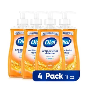 Dial Antibacterial Liquid Hand Soap Gold 11 fl oz (Pack of 4) - Picture 1 of 8
