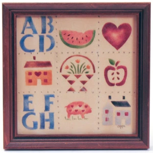 THEOREM Painting by CAROL Alphabet Sampler - Picture 1 of 2