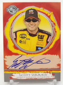 2006 Wheels SCOTT WIMMER On Card Auto Autograph NASCAR Nextel Cup Series Insert - Picture 1 of 5