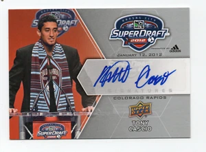 2012 Upper Deck MLS Super Draft autograph Tony Casico Colorado Rapids - Picture 1 of 2