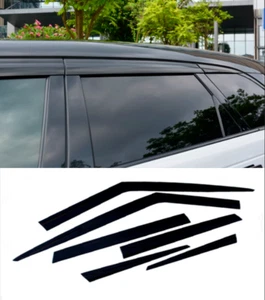 For Range Rover Velar 2018-24 Windows Visors Deflector Sun Rain Guard Black 6X - Bild 1 von 11