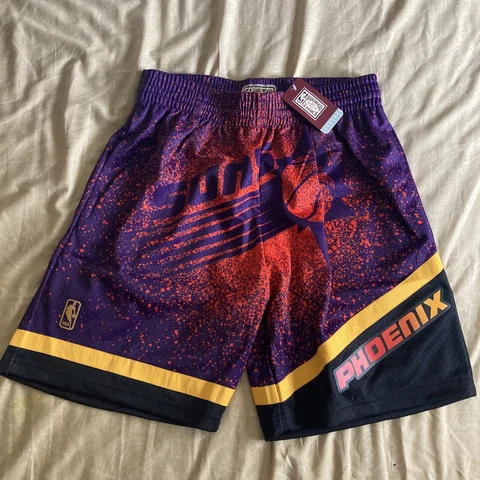 Mitchell & Ness Phoenix Suns NBA Purple Swingman Shorts 96-97 Men’s LARGE NWT Cover