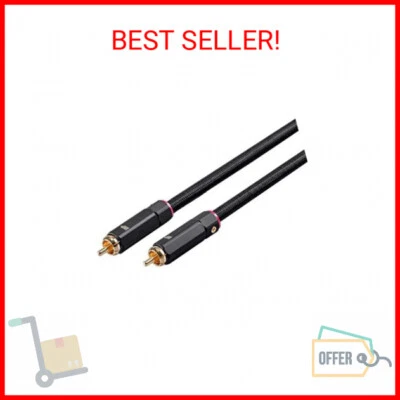 Monoprice Serie Onix Digital Coaxial Audio/Video Subwoofer RCA Cable Clasificado CL2, Foto 1 de 2