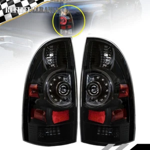 Par de luces traseras de freno negras para Toyota Tacoma 2005-2013/2014/2015 - Imagen 1 de 9