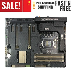 For LGA1150 ASUS SABERTOOTH Z87 Intel Z87 USB2.0 USB3.0 Motherboard SATAIII PS/2 - Picture 1 of 18