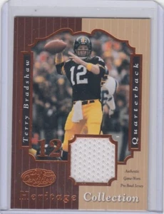 2000 Terry Bradshaw Leaf Certified Heritage Collection Trikot /100 - Steelers P - Bild 1 von 2