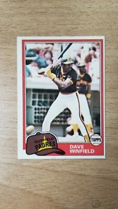 DAVE WINFIELD 1981 Topps #370 SBC009 - Picture 1 of 2