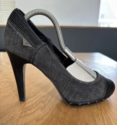 Diesel Denim High Heels Women’s Size UK 6 EU 39 Vintage Y2k Boho Chic - Image 1 of 4