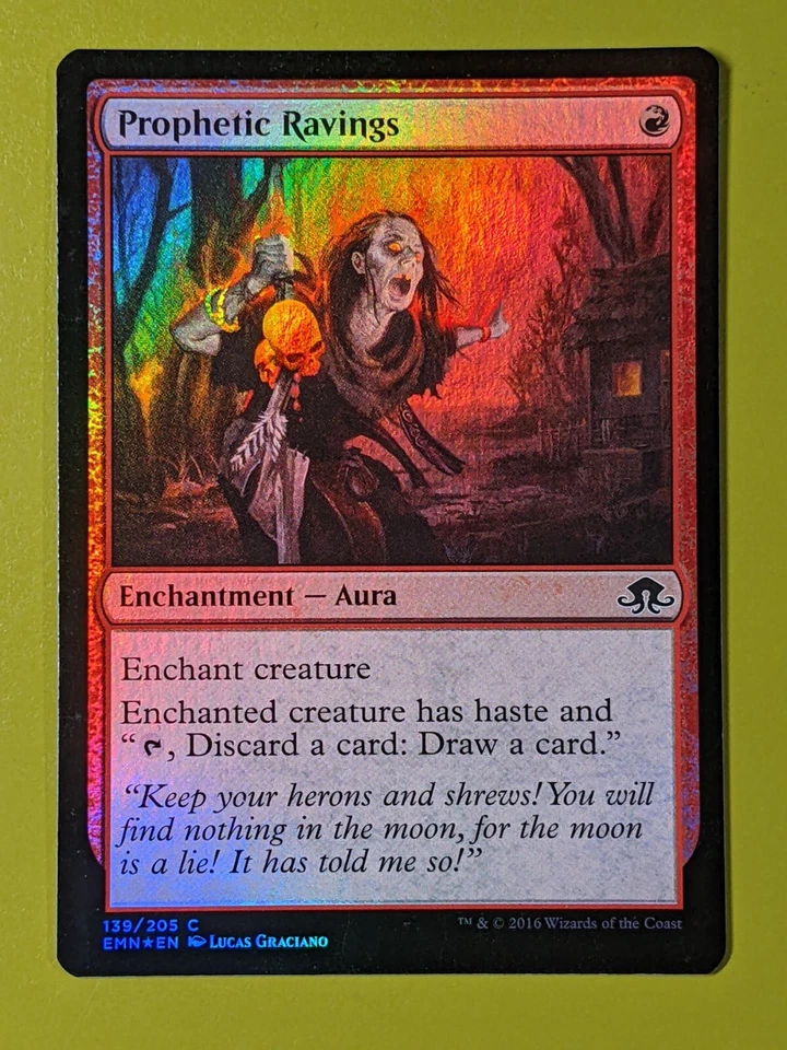 FOIL Prophetic Ravings x1 Eldritch Moon 1x MTG Magic the Gathering - Image 1 of 1